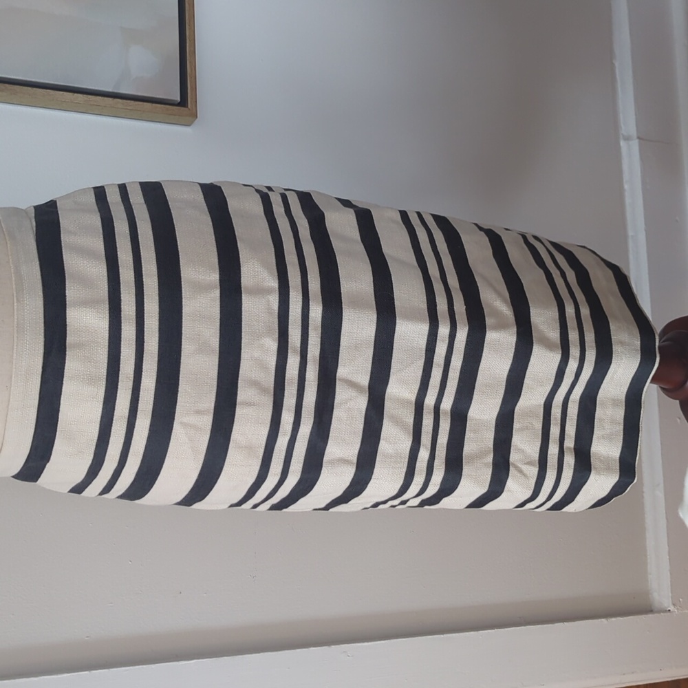 J.Crew Horizontal Stripe Pencil Skirt Size 10